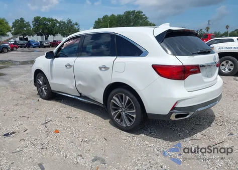 2020 Acura Mdx Technology Package z USA, uszkodzony, nr VIN 5J8YD3H56LL004972
